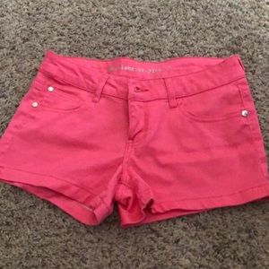 Pink shorts